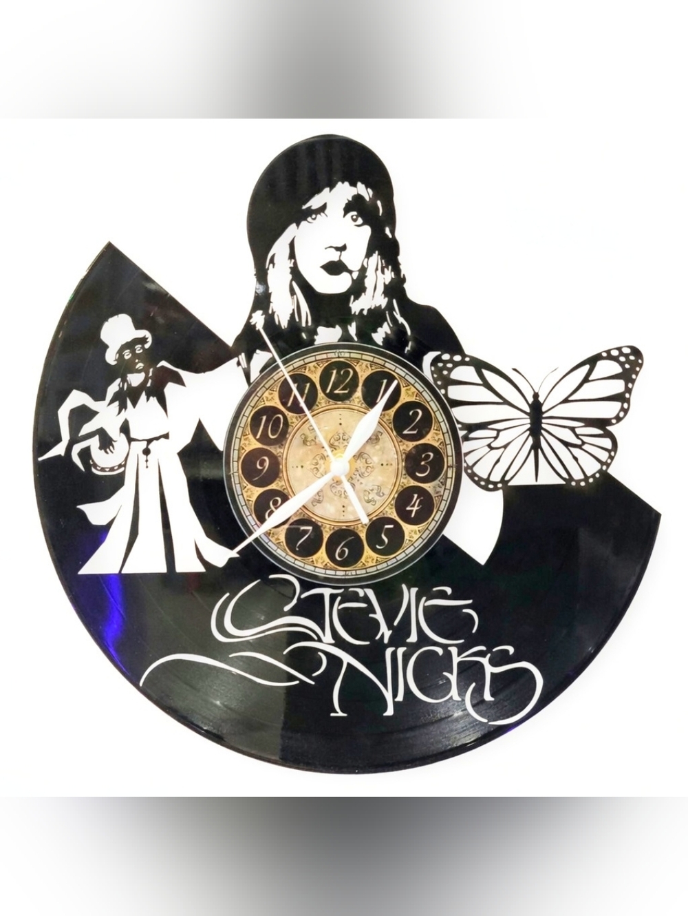STEVIE NICKS Fleetwood Mac vinyl record clock